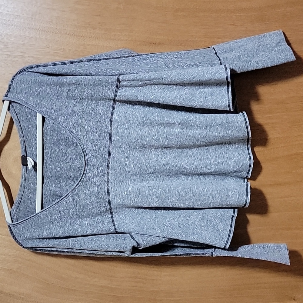 FREE PEOPLE  WE THE FREE CLOUD NINE TEE LONG SLEEVE TEE WATERFALL - Picture 5 of 6